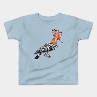 hoopoe bird hand drawn Kids T-Shirt